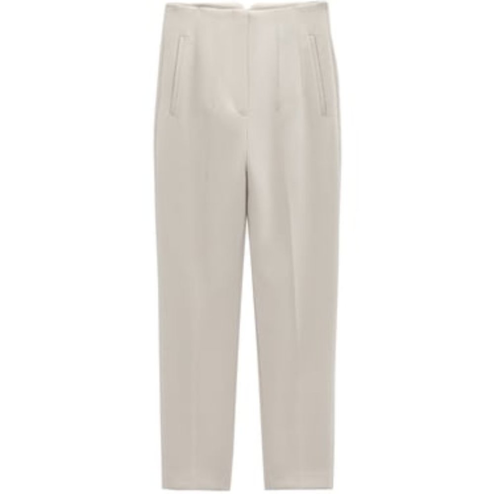COPY - NEW Zara High-waisted pants in Oyster White, S